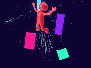 Permainan Neon Leap talian