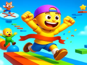 Permainan Obby Parkour: berlari, melompat talian