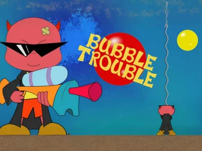 Permainan Bubble Trouble talian