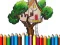Permainan Tree House Coloring Book talian