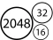 Permainan Merge Numbers 2048 talian