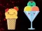 Permainan Ice cream PUZZLES talian