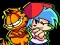 Permainan Funkin' On a Monday with Garfield the cat talian
