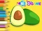 Permainan Coloring Book: Avocado Fruit talian