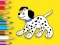 Permainan Coloring Book: Cute Spotted Dog talian