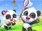 Permainan Jigsaw Puzzle: Baby Panda Spring Outing talian