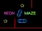 Permainan Neon Car Maze talian