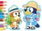 Permainan Coloring Book: Bluey Camping talian