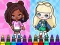 Permainan Coloring Book: Aha World Sporty Girl talian