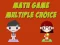 Permainan Math Game Multiple Choice talian