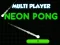 Permainan Neon Pong Multi Player talian