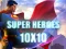 Permainan Super heroes 10х10 talian