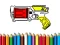 Permainan Back To School: Nerf Coloring Book talian