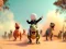 Permainan Stickman: Dinosaur arena talian