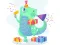Permainan Dino Party Jigsaw talian
