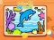 Permainan Color By Code: Dolphin talian