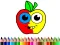 Permainan Back To School: Apple Coloring Book talian