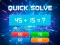 Permainan Quick Solve talian
