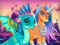 Permainan Cute Unicorns And Dragons Puzzle talian