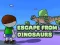 Permainan Escape From Dinosaurs talian