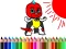 Permainan Back To School: Mask Boy Coloring talian