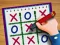 Permainan Tic Tac Toe Paper Note II talian