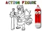 Permainan Back To School: Action Figure Coloring talian