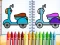 Permainan Cute Bike Coloring Book talian