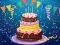 Permainan Birthday cake puzzle talian