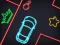Permainan Neon Car Puzzle talian