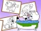 Permainan Cartoon Coloring for Kids Animals talian
