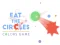 Permainan Eat the circles Colors Game talian