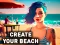 Permainan Create your beach talian