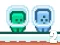Permainan Green and Blue Cuteman 2 talian