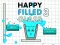 Permainan Happy Filled Glass 3 talian