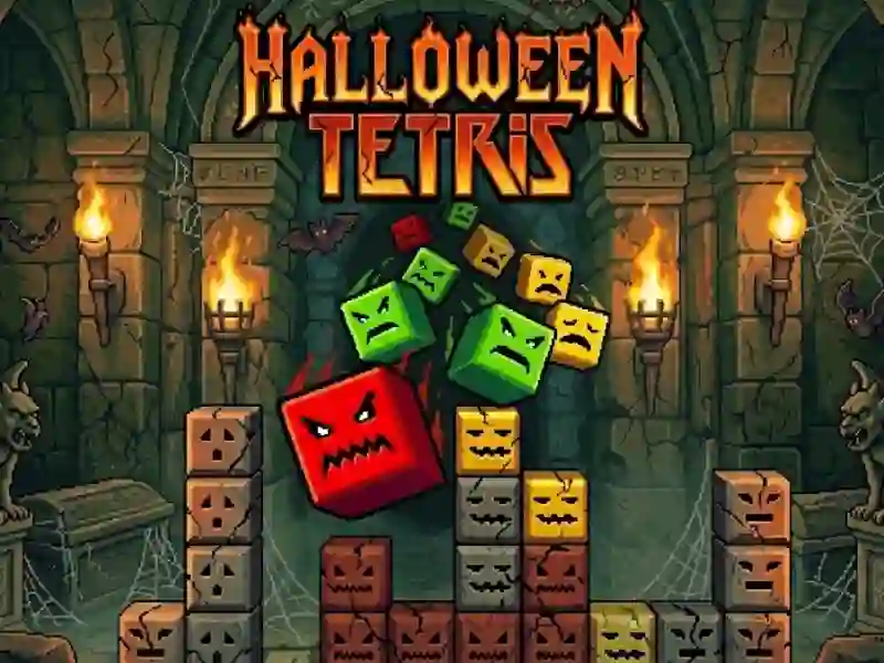 Permainan Halloween Tetris talian