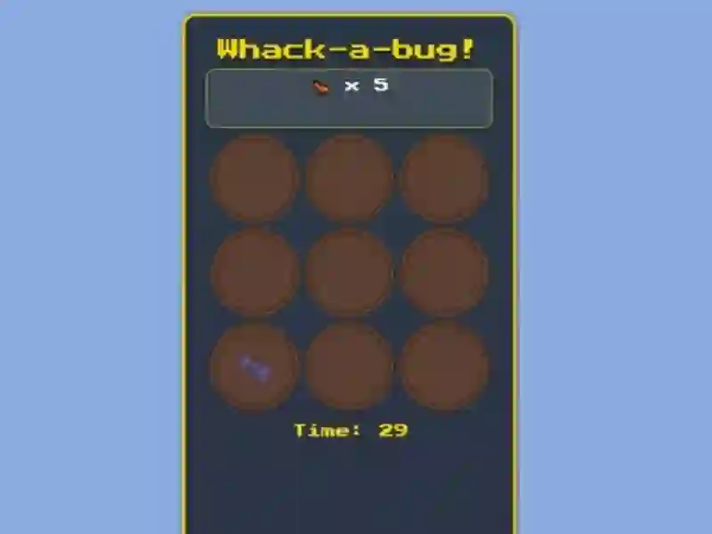 Permainan Whack A Bug Challenge talian