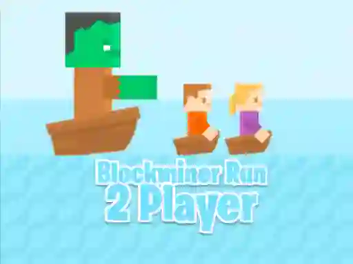 Permainan Blockminer Run  2 player talian