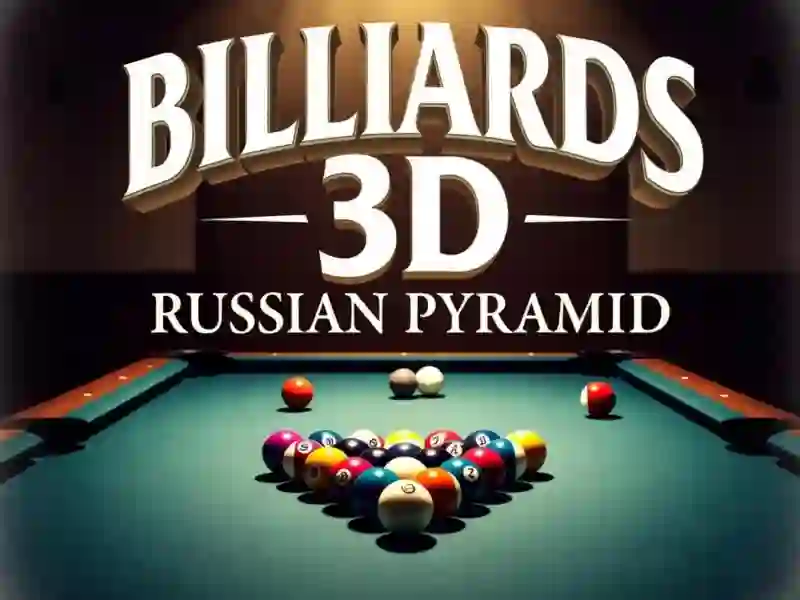 Permainan Billiards 3D Russian Pyramid talian