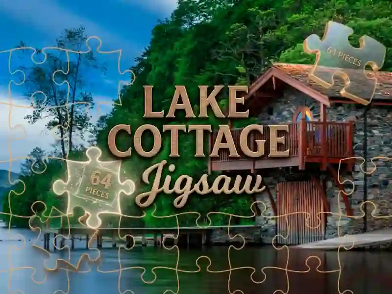 Permainan Lake Cottage Jigsaw talian
