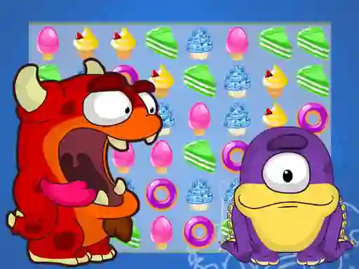 Permainan Candy Monster Match 3 talian