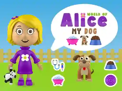 Permainan World of Alice My Dog talian