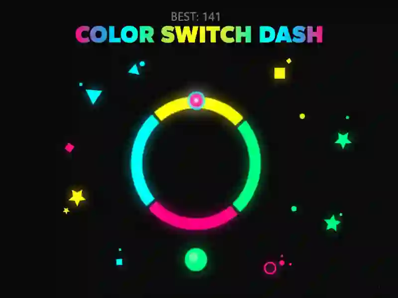 Permainan Color Switch Dash talian