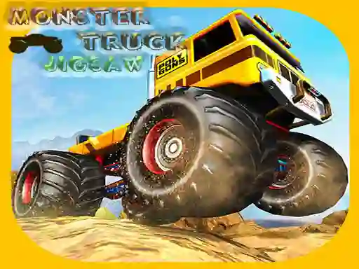 Permainan Monster Trucks Jigsaw talian