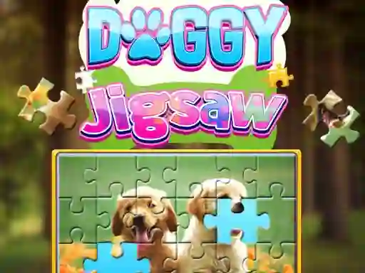 Permainan Doggy Jigsaw talian