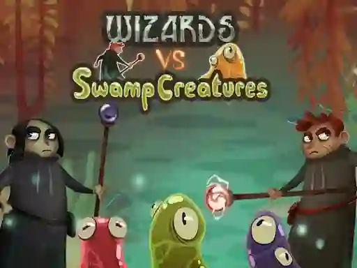 Permainan Wizards vs swamp creatures talian