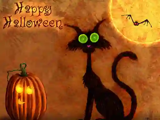 Permainan Happy Halloween 2020 Puzzle talian
