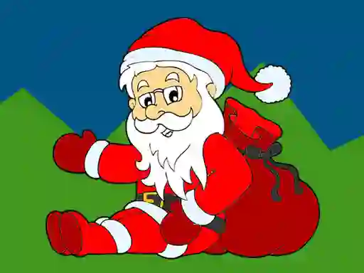 Permainan Santa Claus Coloring Book talian