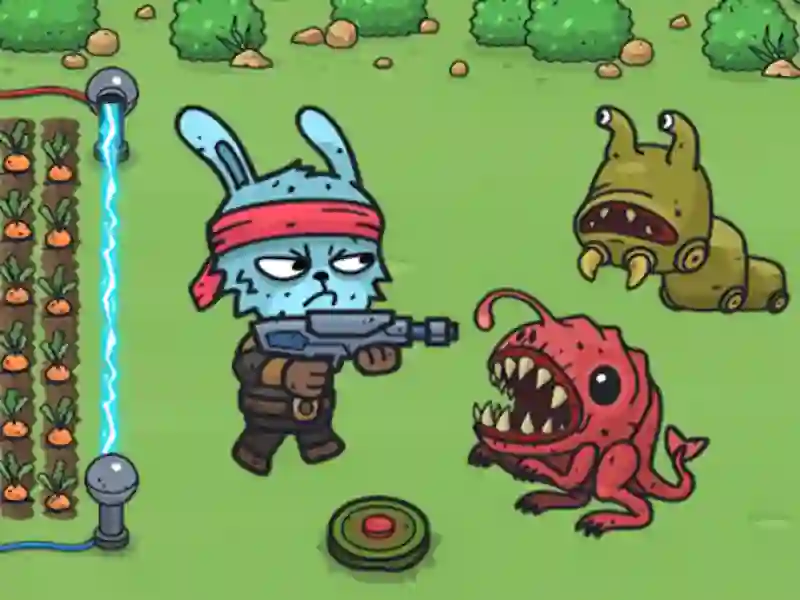 Permainan Farm Defense talian