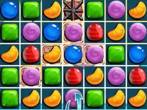 Permainan Sweet Candy Match 3 talian